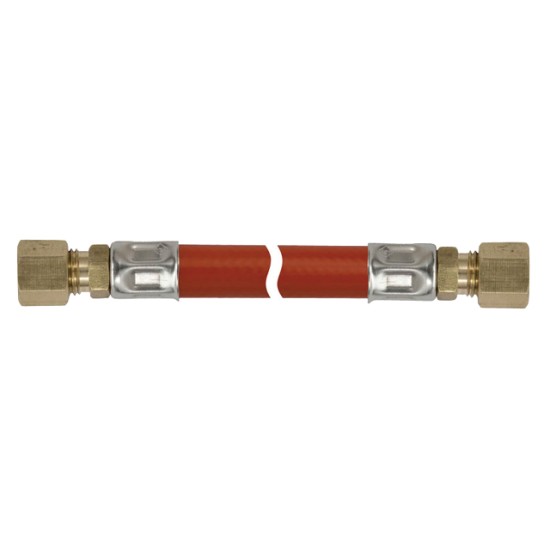 Gasslang 60cm 8mm knel x 8mm knel Gasslang 60cm 8mm knel x 8mm knel