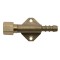 Muurplaat messing met 8mm knel x 8mm slangpilaar