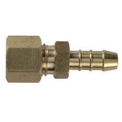 Koppeling messing 8mm knel x 8mm slangpilaar