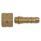 Wartel messing koppeling  Â¼ l bi x 8mm slangpilaar