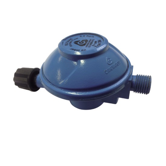 Gasdrukregelaar campinggas 30mbar met ¼ l bu Gasdrukregelaar campinggas 30mbar met ¼ l bu