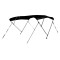Bimini top deluxe 3 boog 183x137-152x117cm zwart 