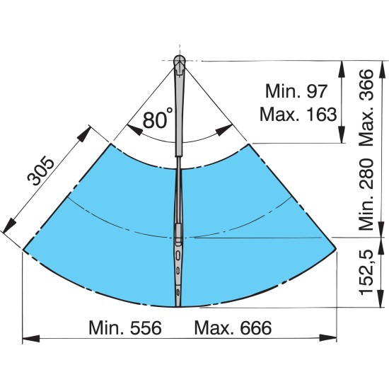 Vetus ruitenwissermotor set ORW12SET Vetus ruitenwissermotor set ORW12SET