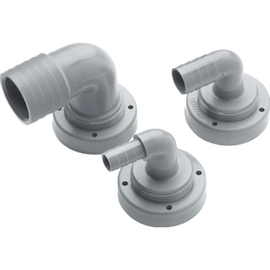 Vetus slangaansluiting, haaks, 13mm