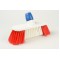 Luiwagen polyamide wit met rode baard
