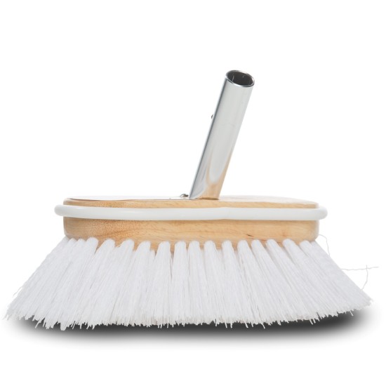 Borstel hard 24 cm wit