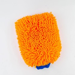 Washandschoen microvezel chenille Washandschoen microvezel chenille