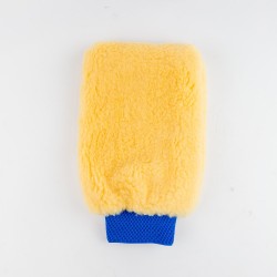 Washandschoen synthetisch lamswol Washandschoen synthetisch lamswol