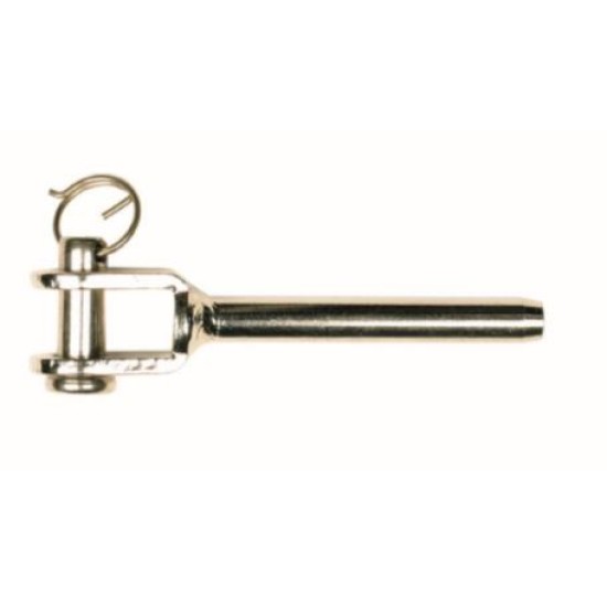 Gaffelterminal RVS 3 mm draad gelast Gaffelterminal RVS 3 mm draad gelast