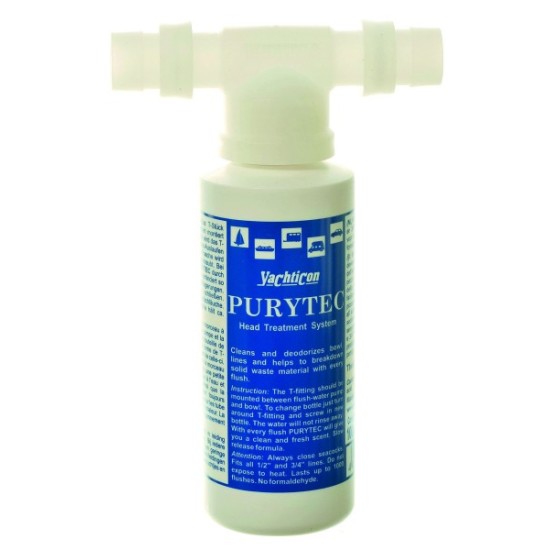 Purytec toilet gelspoeling Set met T-stuk 100 ml