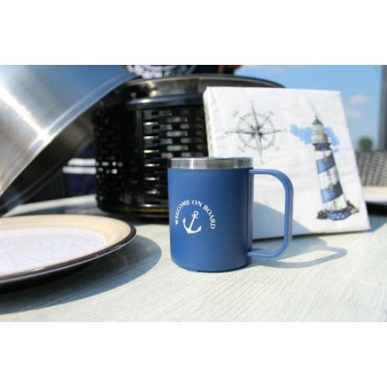 Koffiebeker met RVS binnenkant
